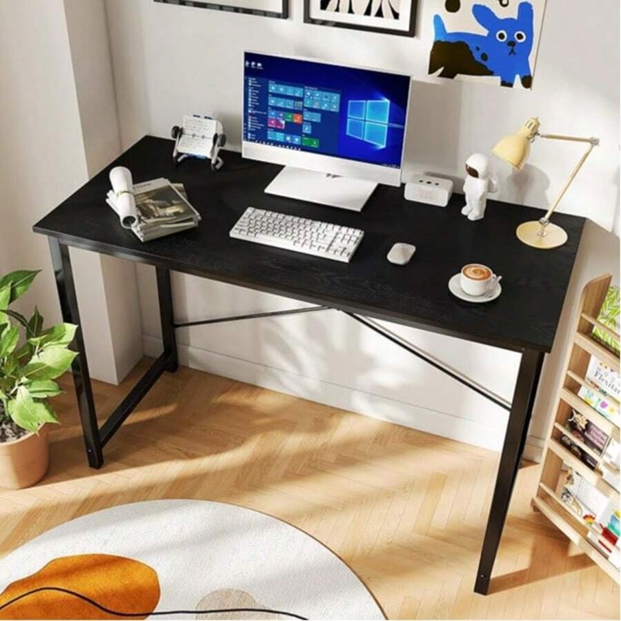 Home Office Work Table - Bureau d'ordinateur Sweetcrispy 44 pouces pour