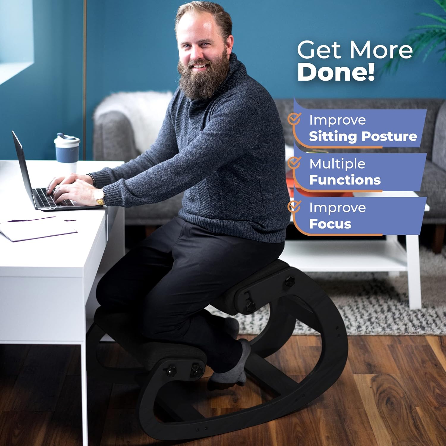Chaise ergonomique en bois à g - Ergonomic Office Chair avis et prix