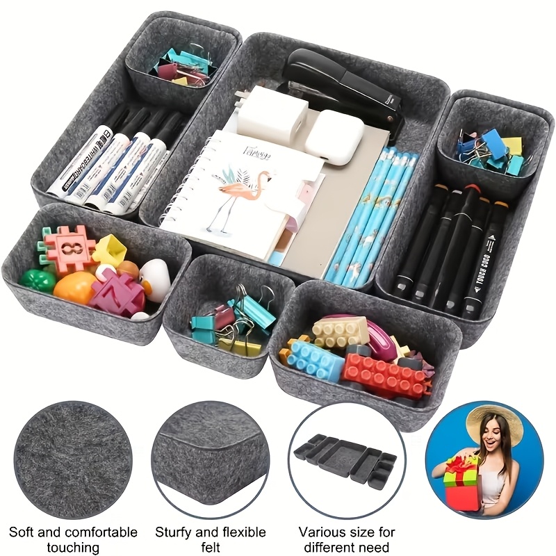 Boîte de rangement en feutre p - Home Office Work Table avis et prix