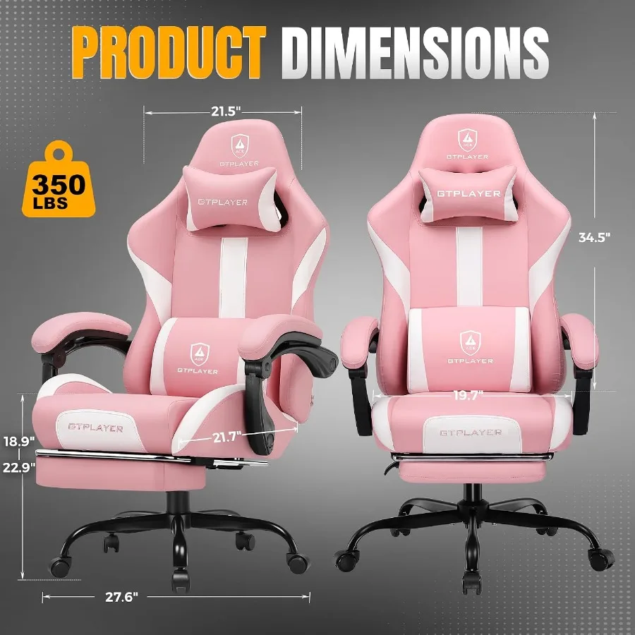 Chaise de jeu avec repose-pied - Ergonomic Office Chair avis et prix