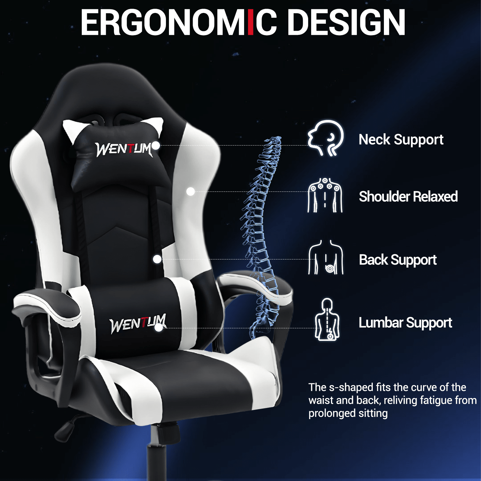 Chaise de jeu ergonomique de s - Ergonomic Office Chair avis et prix